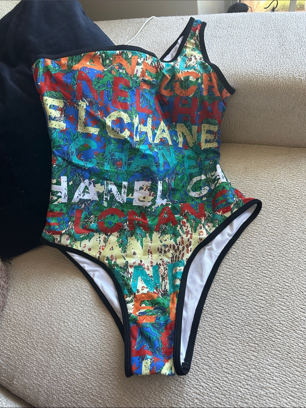 BNWT Chanel 2026 One Shoulder Swimsuit in Size M